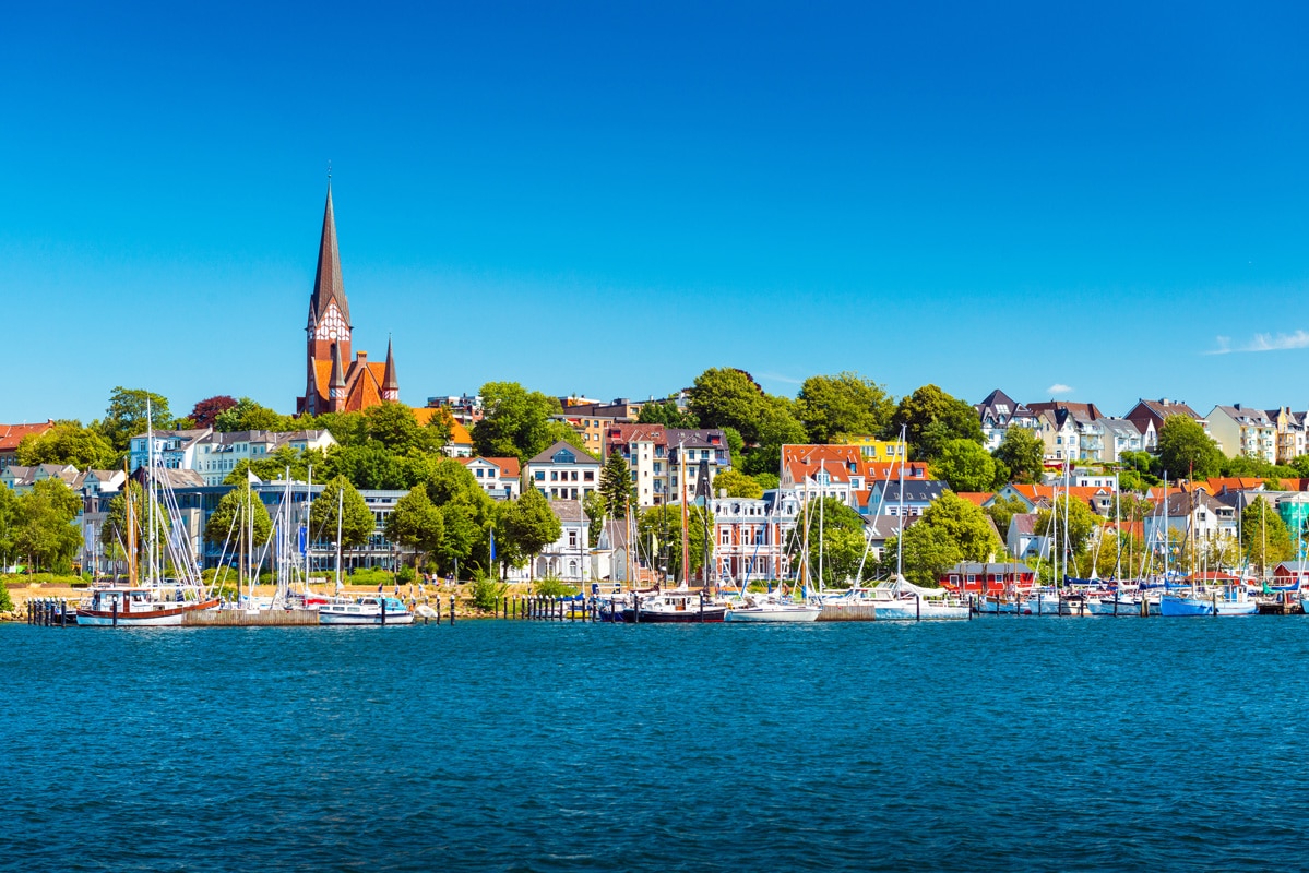 Blick auf Flensburg